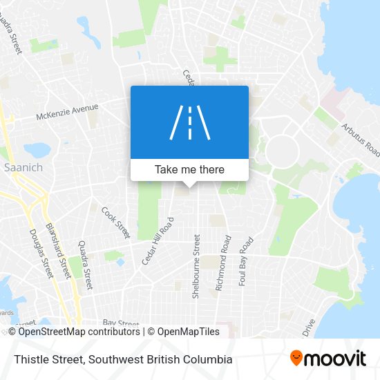 Thistle Street map