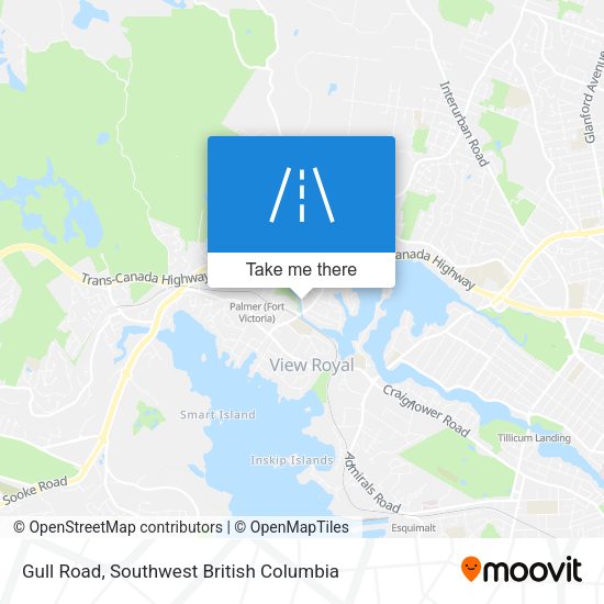 Gull Road map