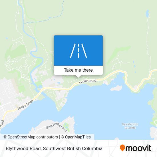 Blythwood Road map