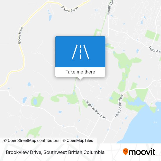Brookview Drive map