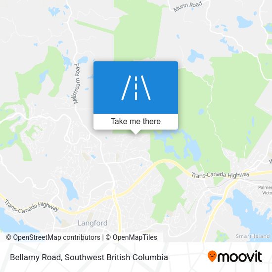 Bellamy Road map