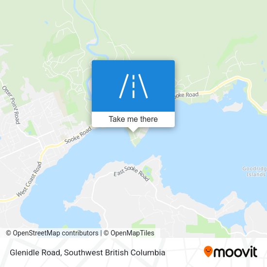 Glenidle Road map