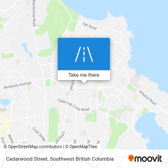 Cedarwood Street map