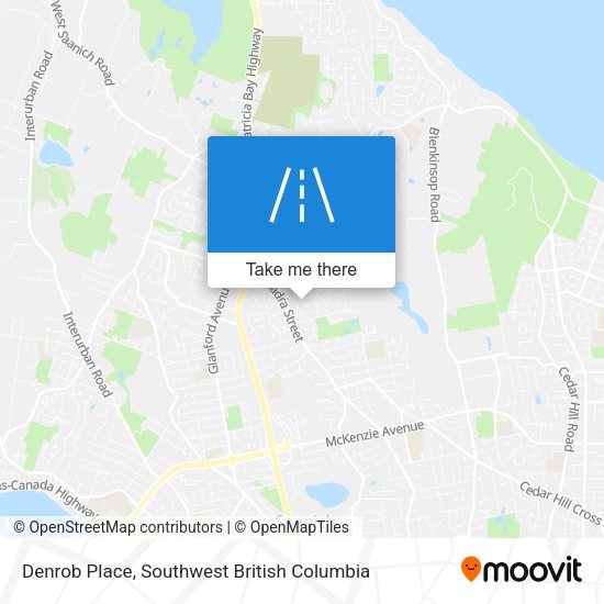 Denrob Place map