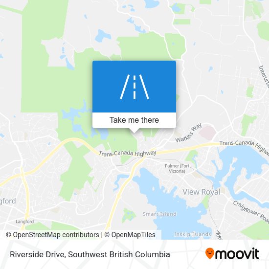 Riverside Drive map