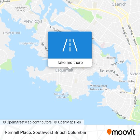 Fernhill Place map