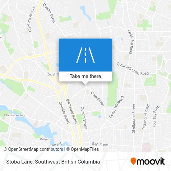Stoba Lane map