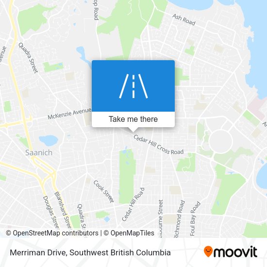 Merriman Drive map