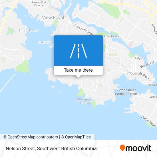 Nelson Street map