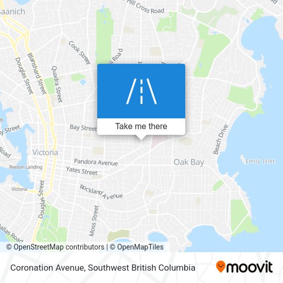 Coronation Avenue map