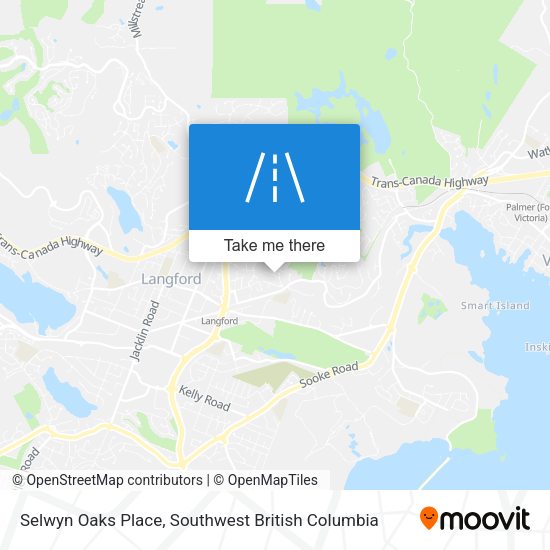 Selwyn Oaks Place map