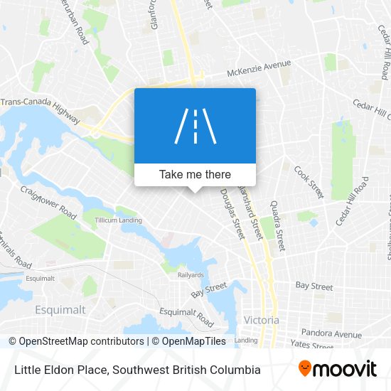 Little Eldon Place map