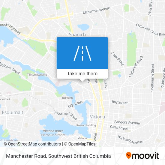 Manchester Road map