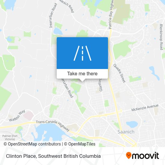 Clinton Place map