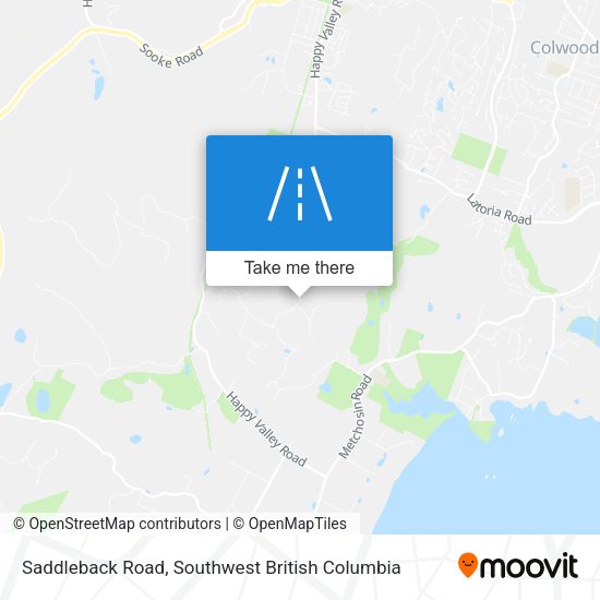 Saddleback Road map