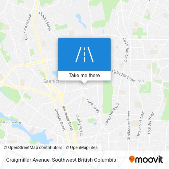 Craigmillar Avenue map