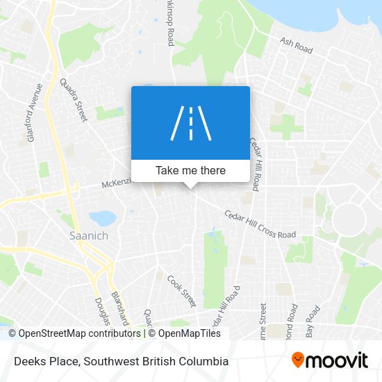 Deeks Place map
