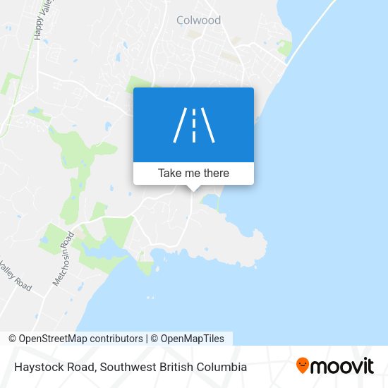 Haystock Road map