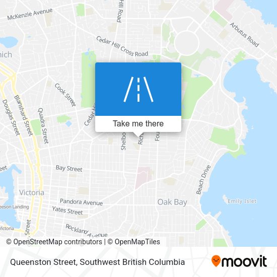 Queenston Street map