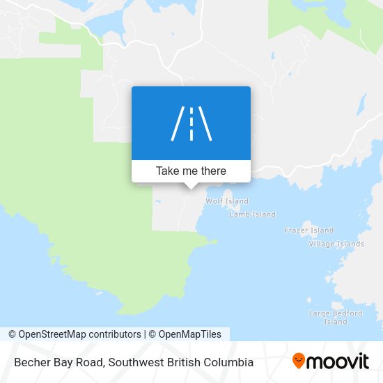 Becher Bay Road map