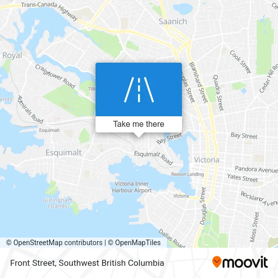 Front Street map