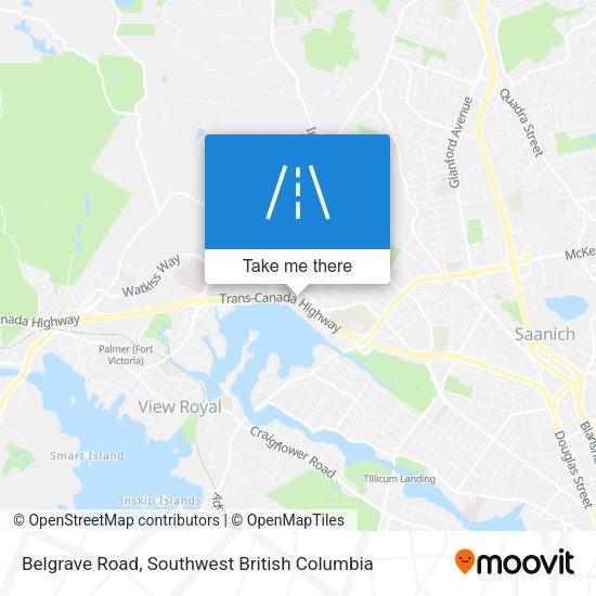 Belgrave Road map