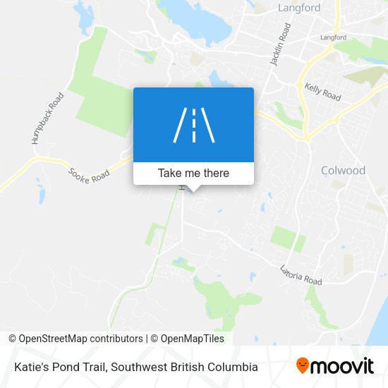 Katie's Pond Trail map