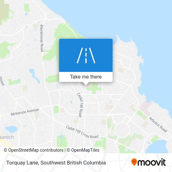 Torquay Lane map