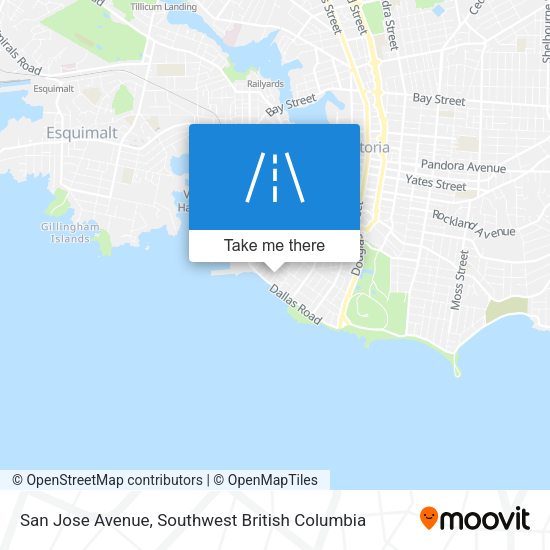 San Jose Avenue map