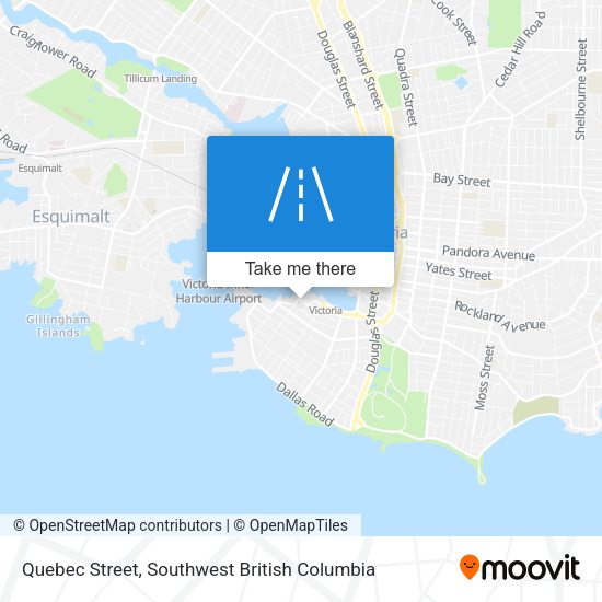 Quebec Street map