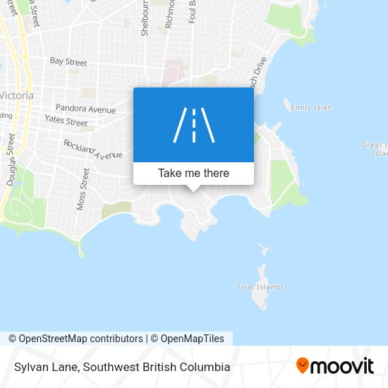 Sylvan Lane map