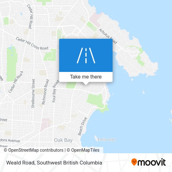 Weald Road map