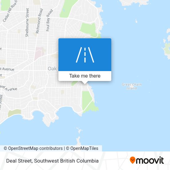 Deal Street map