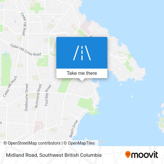 Midland Road map
