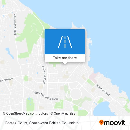 Cortez Court map