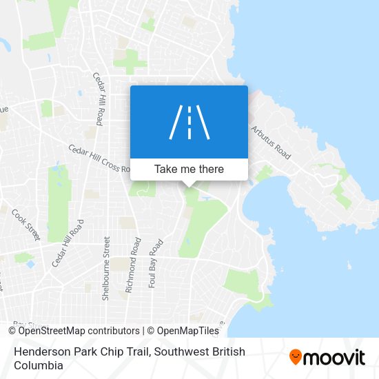 Henderson Park Chip Trail plan
