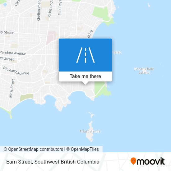 Earn Street map