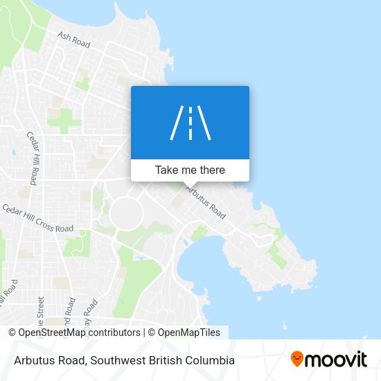 Arbutus Road map