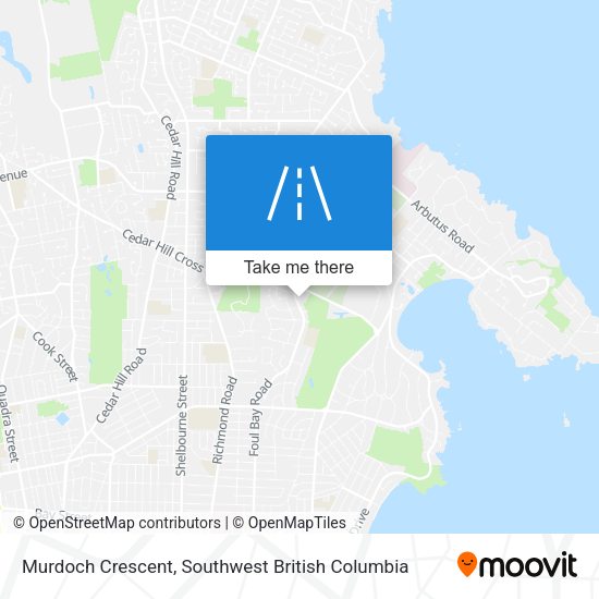 Murdoch Crescent map