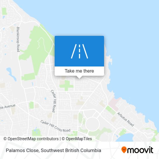 Palamos Close map