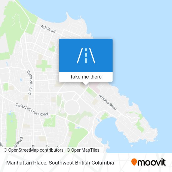 Manhattan Place map
