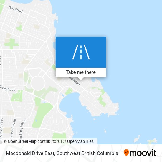 Macdonald Drive East map
