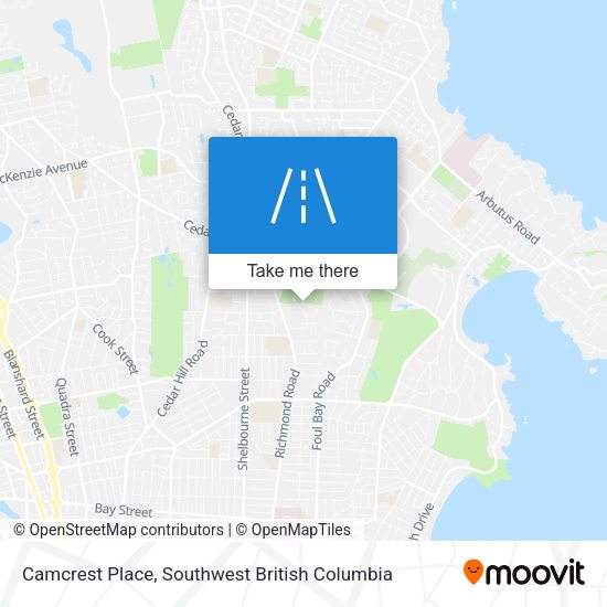Camcrest Place map