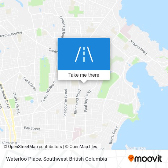 Waterloo Place map