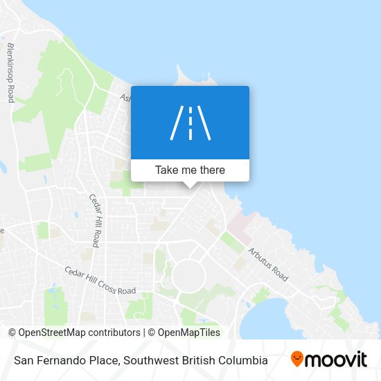 San Fernando Place map