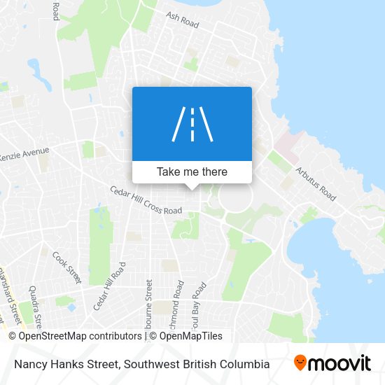 Nancy Hanks Street map