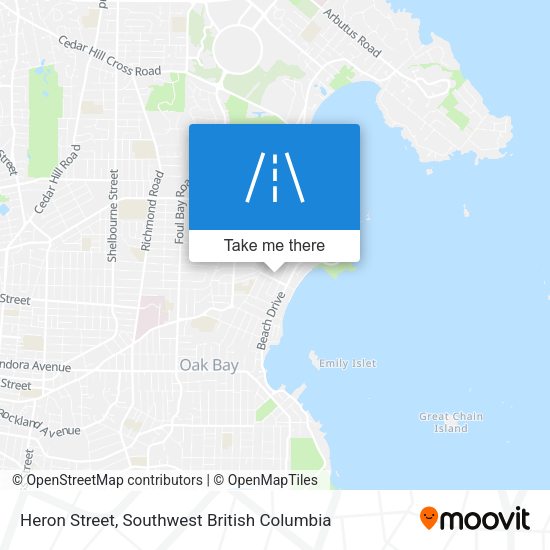 Heron Street map