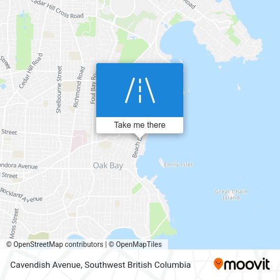 Cavendish Avenue map