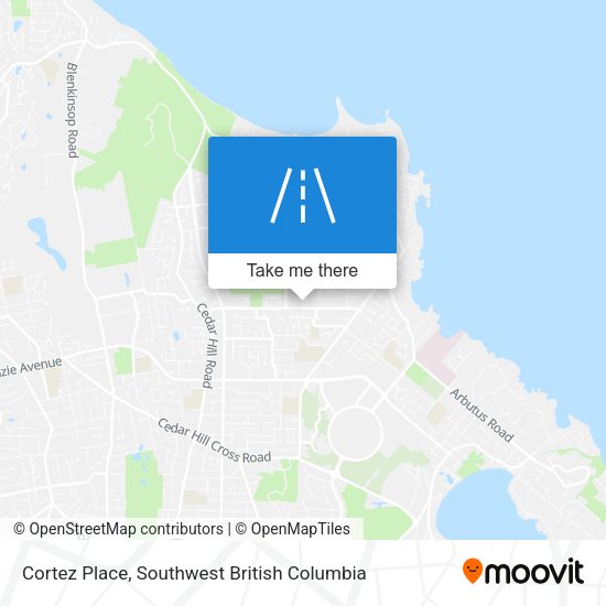 Cortez Place map