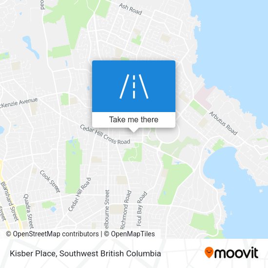 Kisber Place map